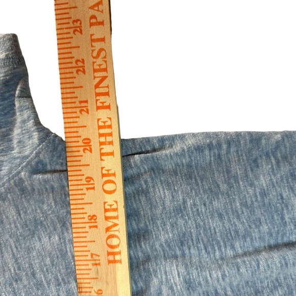 Faherty Shirt Mens Xl Blue 3-Button Henley Casual Short Sleeve Heather tshirt - Picture 6 of 7